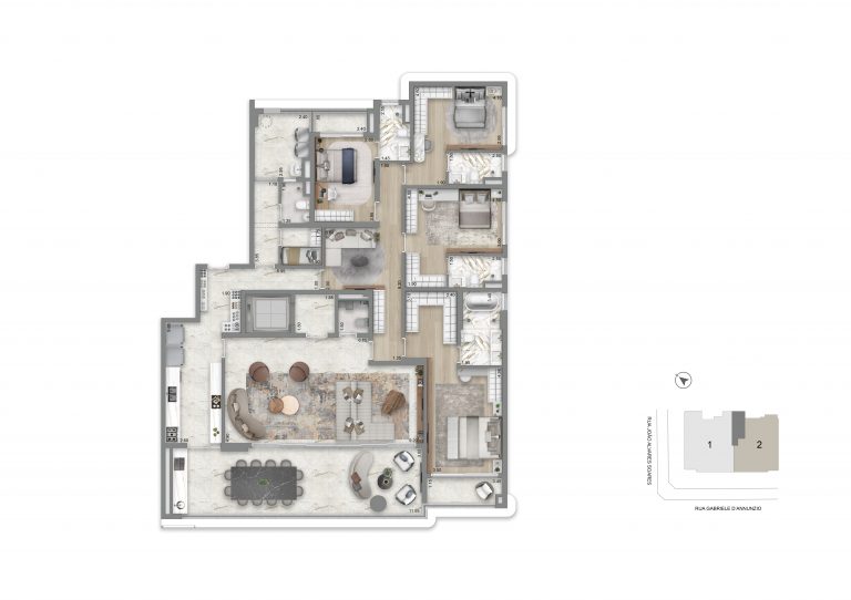 Planta PADRÃO - 269,5M²