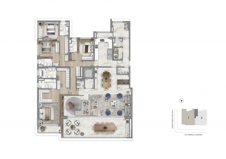 Planta PADRÃO - 341,5M²